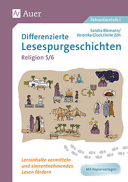 Geheftet Differenzierte Lesespurgeschichten Religion 5-6 von Sandra Blomann, Veronika Glock, Anke Zöh