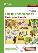 Geheftet Lesespurgeschichten für das ganze Schuljahr 1/2 von Sandra Blomann, Julia Schlimok, Anke Zöh