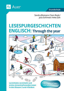 Geheftet Lesespurgeschichten Englisch: Through the year von S. Blomann, S. Rook, J. Schlimok