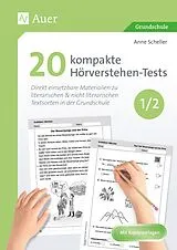 Set mit div. Artikeln (Set) 20 kompakte Hörverstehen-Tests für Klasse 1/2 von Anne Scheller