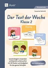 Geheftet Der Text der Woche - Klasse 2 von Susanne Schmitt