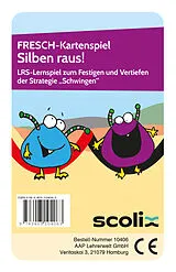 FRESCH-Kartenspiel: Silben raus! (Kartenspiel) Spiel