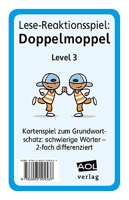 Lese-Reaktionsspiel: Doppelmoppel Level 3 Spiel