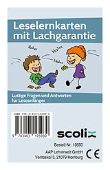 Leselernkarten mit Lachgarantie (Kartenspiel) Spiel