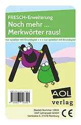 FRESCH-Erweiterung: Noch mehr... Merkwörter raus! Spiel