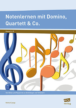 Geheftet Notenlernen mit Domino, Quartett &amp; Co. von Helmut Lange