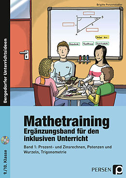 Kartonierter Einband Mathetraining 9./10. Klasse Bd. 1 - Ergänzungsband von Brigitte Penzenstadler