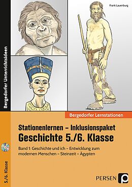 Kartonierter Einband Stationenlernen Geschichte 5/6 Band 1 - inklusiv von Frank Lauenburg