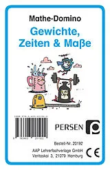 Mathe-Domino: Gewichte, Zeiten & Maße (Kartenspiel) Spiel