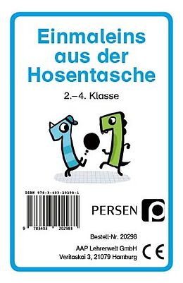 Einmaleins aus der Hosentasche Spiel