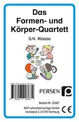 Das Formen- und Körper-Quartett (Kartenspiel) Spiel