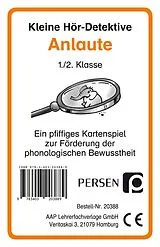 Kleine Hör-Detektive: Anlaute (Kartenspiel) Spiel