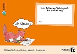Set mit div. Artikeln (Set) Mein 5-Min-Trainingsheft: Rechtschreibung 1, Kl. 4 von Karin Hohmann