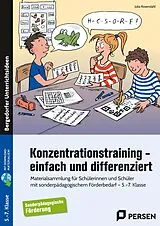 Set mit div. Artikeln (Set) Konzentrationstraining - einfach und differenziert von Julia Rosendahl