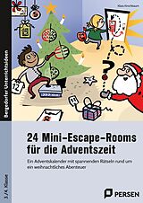 Geheftet 24 Mini-Escape-Rooms für die Adventszeit - GS von Klara Kirschbaum