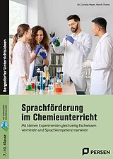 Kartonierter Einband Sprachförderung im Chemieunterricht von Cornelia Meyer, Henrik Thoms