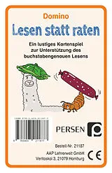 Domino: Lesen statt raten Spiel