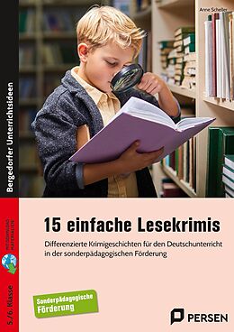 Set mit div. Artikeln (Set) 15 einfache Lesekrimis von Anne Scheller