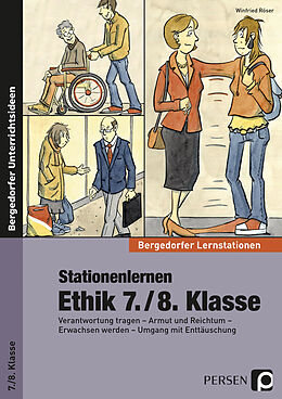 Geheftet Stationenlernen Ethik 7./8. Klasse von Winfried Röser