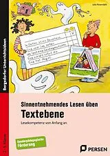 Kartonierter Einband Sinnentnehmendes Lesen üben: Textebene von Julia Rosendahl