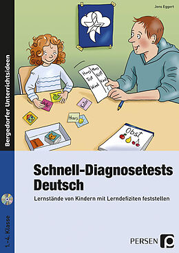 Kartonierter Einband (Kt) Schnell-Diagnosetests: Deutsch 1.-4. Klasse von Jens Eggert