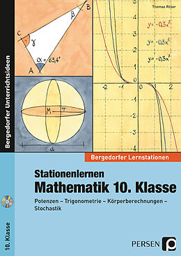 Kartonierter Einband Stationenlernen Mathematik 10. Klasse von Thomas Röser