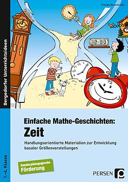 Kartonierter Einband Einfache Mathe-Geschichten: Zeit von Claudia Rosenkranz