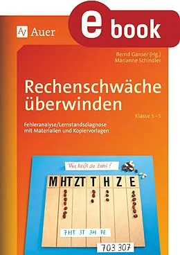 E-Book (pdf) Rechenschwäche überwinden - Klasse 3-5 von Bernd Ganser, Marianne Schindler
