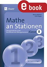 E-Book (pdf) Mathe an Stationen Klasse 8 von Marco Bettner, Erik Dinges