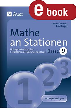E-Book (pdf) Mathe an Stationen Klasse 9 von Marco Bettner, Erik Dinges