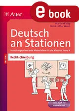 E-Book (pdf) Rechtschreibung an Stationen 3-4 von Martina Knipp, Heinz-Lothar Worm