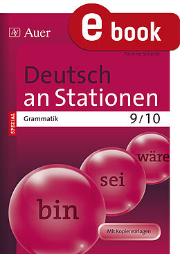 E-Book (pdf) Deutsch an Stationen Spezial Grammatik 9-10 von Yvonne Scherer