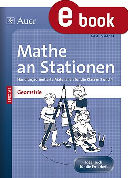 E-Book (pdf) Mathe an Stationen SPEZIAL Geometrie 3-4 von Carolin Donat
