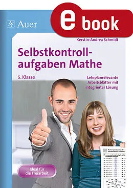 E-Book (pdf) Selbstkontrollaufgaben Mathematik Klasse 5 von Kerstin-Andrea Schmidt