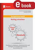 E-Book (pdf) Kompetenzerwerb Richtig schreiben 1+2 von Andreas Pfeifer