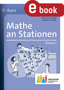 E-Book (pdf) Mathe an Stationen 2 Inklusion von Anna Lena Jakobi, Daniela Schmidt