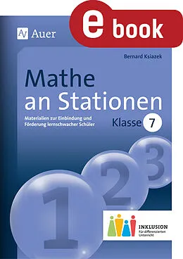E-Book (pdf) Mathe an Stationen 7 Inklusion von Bernard Ksiazek