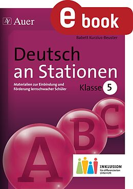 E-Book (pdf) Deutsch an Stationen 5 Inklusion von Babett Kurzius-Beuster