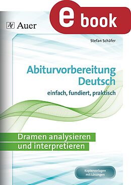 E-Book (pdf) Dramen analysieren und interpretieren von Stefan Schäfer