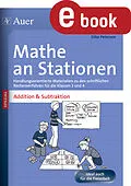 E-Book (pdf) Mathe an Stationen Addition &amp; Subtraktion 3-4 von Silke Petersen