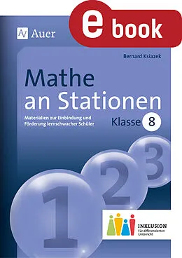 E-Book (pdf) Mathe an Stationen 8 Inklusion von Bernard Ksiazek