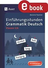 E-Book (pdf) Einführungsstunden Grammatik Deutsch 5-6 von Marianne Thommel