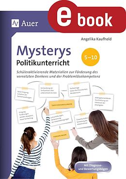 E-Book (pdf) Mysterys Politikunterricht 5-10 von Angelika Kaufhold
