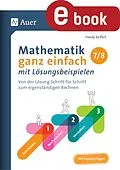E-Book (pdf) Mathematik ganz einfach mit Lösungsbeispielen 7-8 von Hardy Seifert