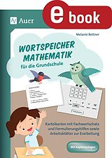 E-Book (pdf) Wortspeicher Mathematik für die Grundschule von Melanie Bettner