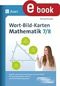 E-Book (pdf) Wort-Bild-Karten Mathematik Klassen 7-8 von Bernard Ksiazek