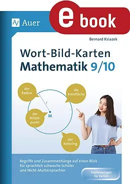 E-Book (pdf) Wort-Bild-Karten Mathematik Klassen 9-10 von Bernard Ksiazek