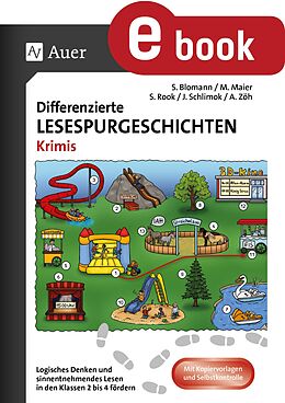 E-Book (pdf) Differenzierte Lesespurgeschichten Krimis von S. Blomann, M. Maier, S. Rook