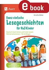 E-Book (pdf) Ganz einfache Lesegeschichten für DaZ-Kinder von Annette Weber