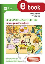 E-Book (pdf) Lesespurgeschichten für das ganze Schuljahr 1/2 von Sandra Blomann, Julia Schlimok, Anke Zöh